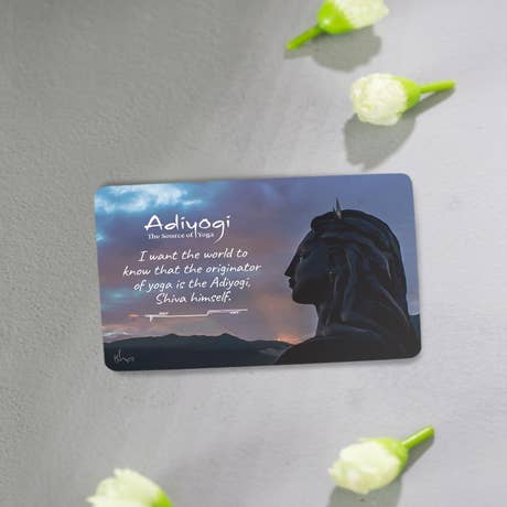 Adiyogi fridge magnet - The Originator of  Yoga