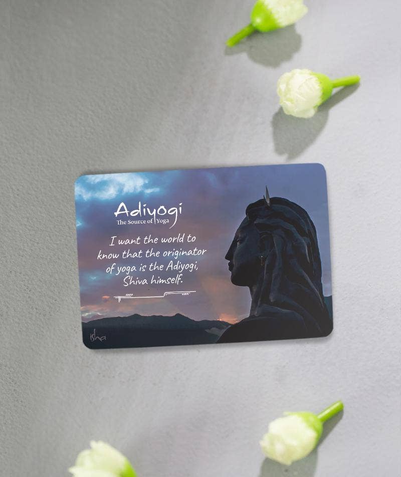 Adiyogi fridge magnet - The Originator of  Yoga