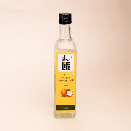 Virgin coconut oil, Traditionally cold-pressed, No additives and preservatives (500ml)
