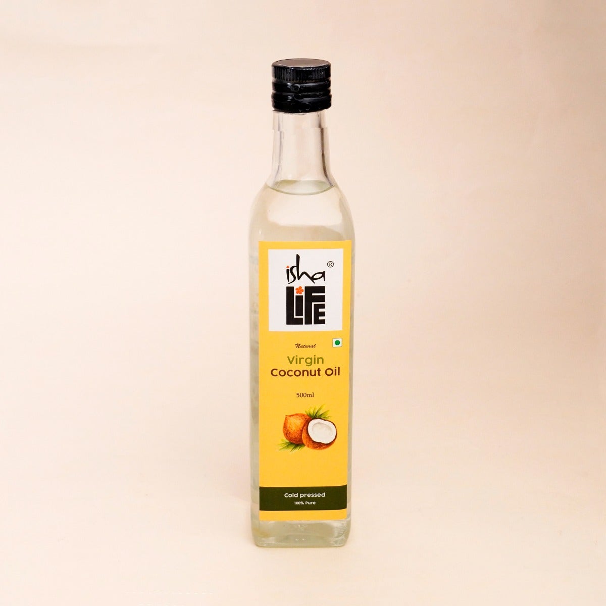 Virgin coconut oil, Traditionally cold-pressed, No additives and preservatives (500ml)