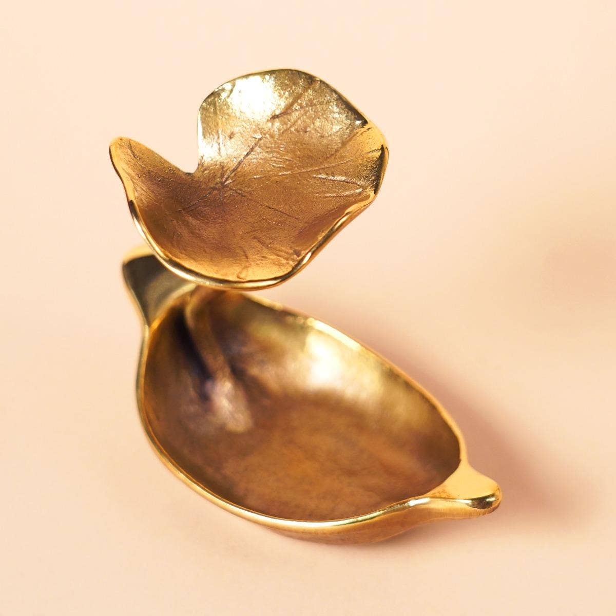 Spring in a Pod - Brass Decorative (small)