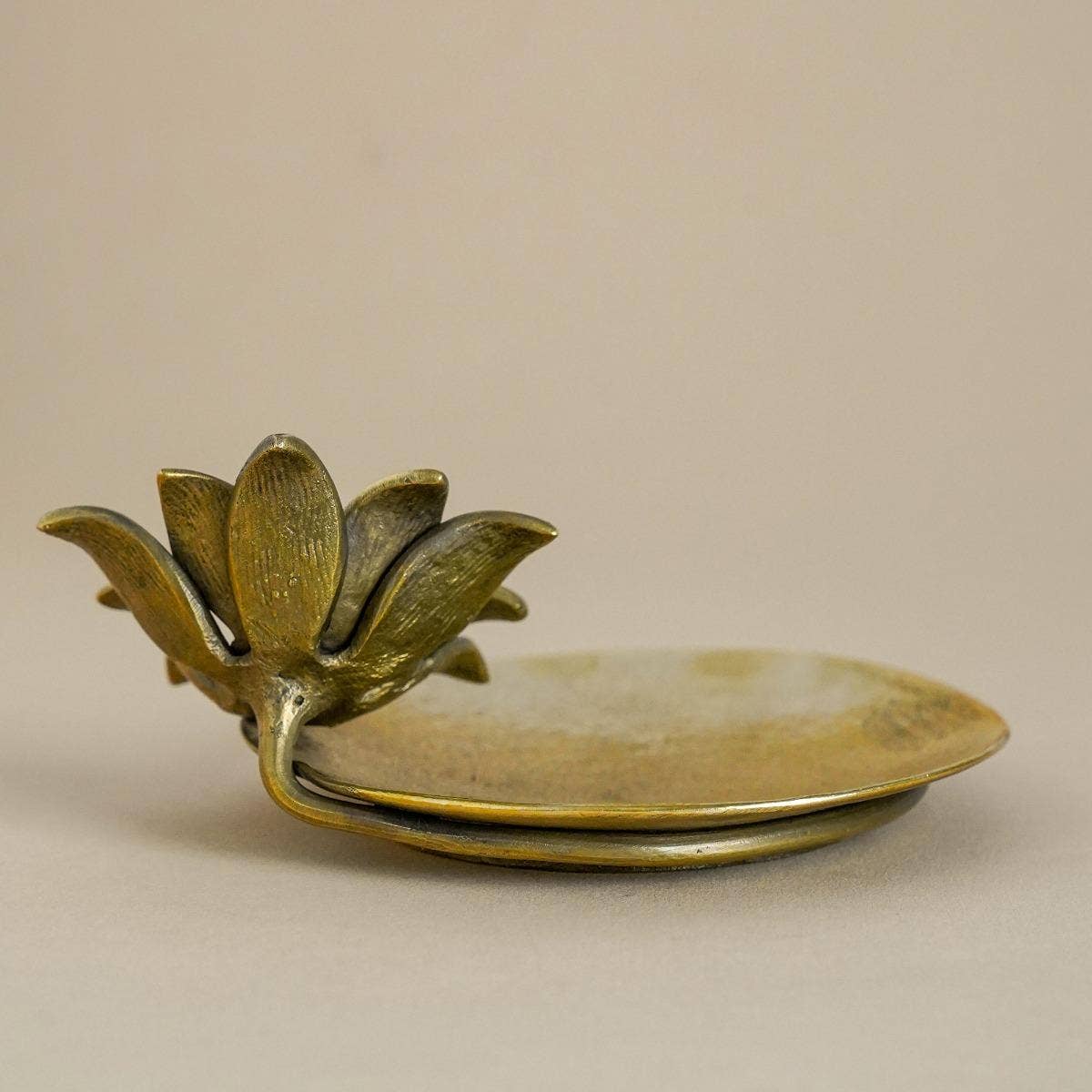 Lotus Decorative Brass Plate