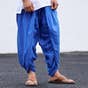Indigo Organic Cotton Unisex Printed Dhoti Pants