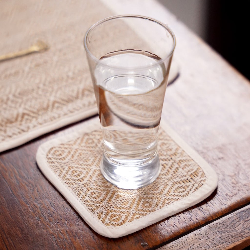 Soft reed coasters (set of 4)