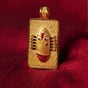 Linga Bhairavi 22Kt Gold 16g Pendant, Sandal (Consecrated)