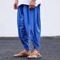 Indigo Organic Cotton Unisex Printed Dhoti Pants