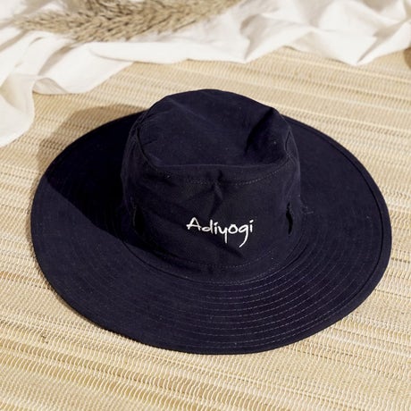 Adiyogi Sun Hat - Navy Blue