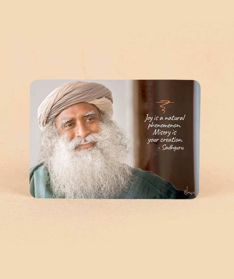 Sadhguru fridge magnet- Joy