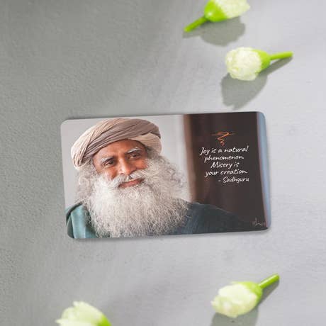 Sadhguru fridge magnet- Joy