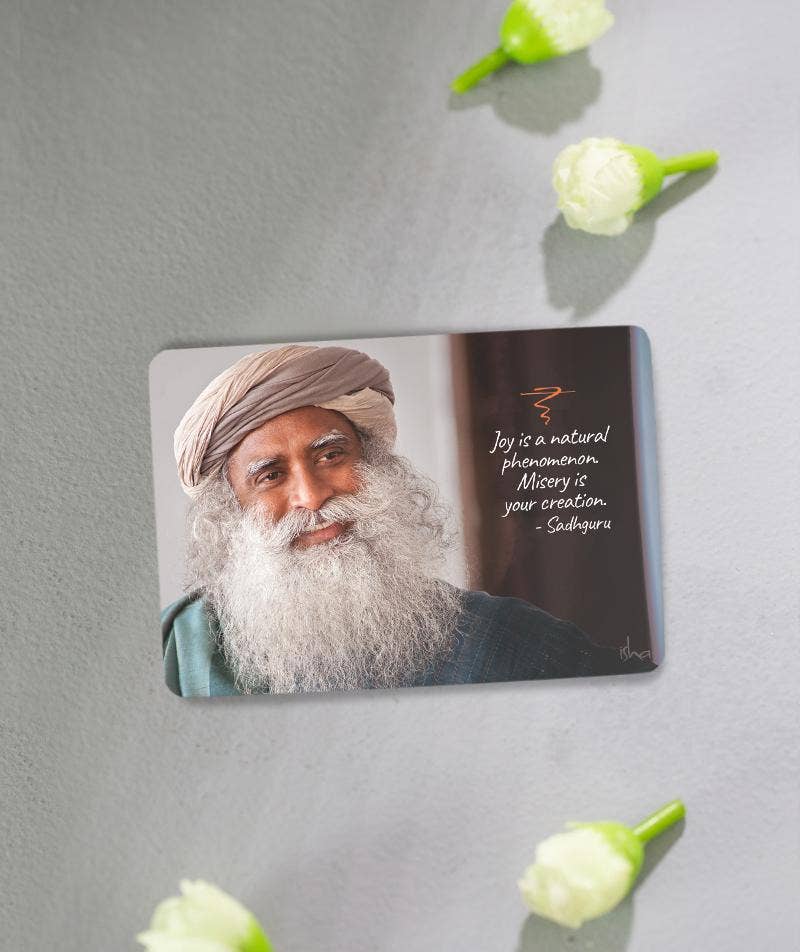 Sadhguru fridge magnet- Joy