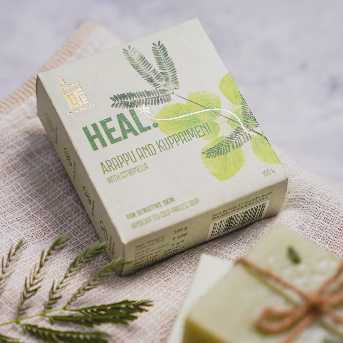 HEAL. Arappu and Kuppaimeni with Citronella handcrafted soap