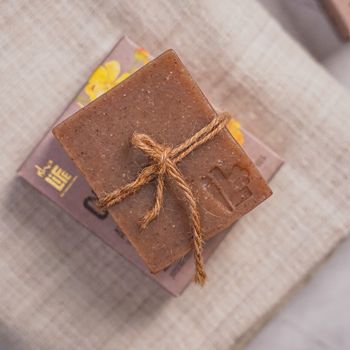 GLOW. Avarampoo with Basil handcrafted soap