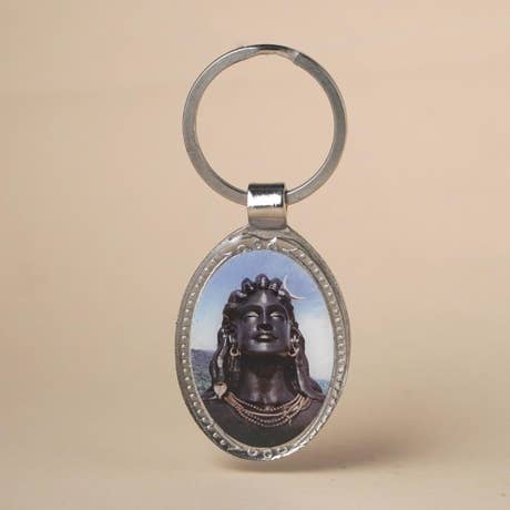 Adiyogi Key Chain Oval