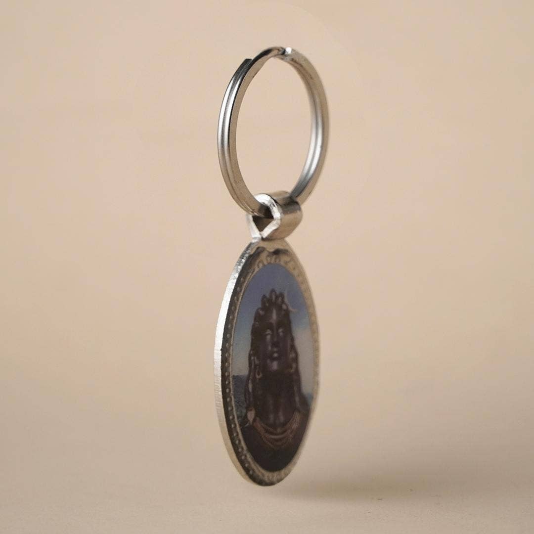 Adiyogi Key Chain Oval
