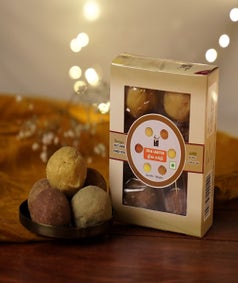 Jiva Shakti Laddoos. Millet and multigrain laddus (180gms). Pack of 6 laddoos. Traditional Indian recipe. Energy booster. Protein rich. 