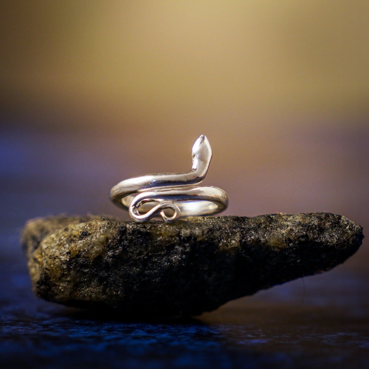 Consecrated Silver Ring (Snake Ring / Sarpasutra)
