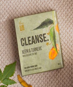 CLEANSE. Neem and Turmeric with Tulsi and Tea tree handcrafted soap