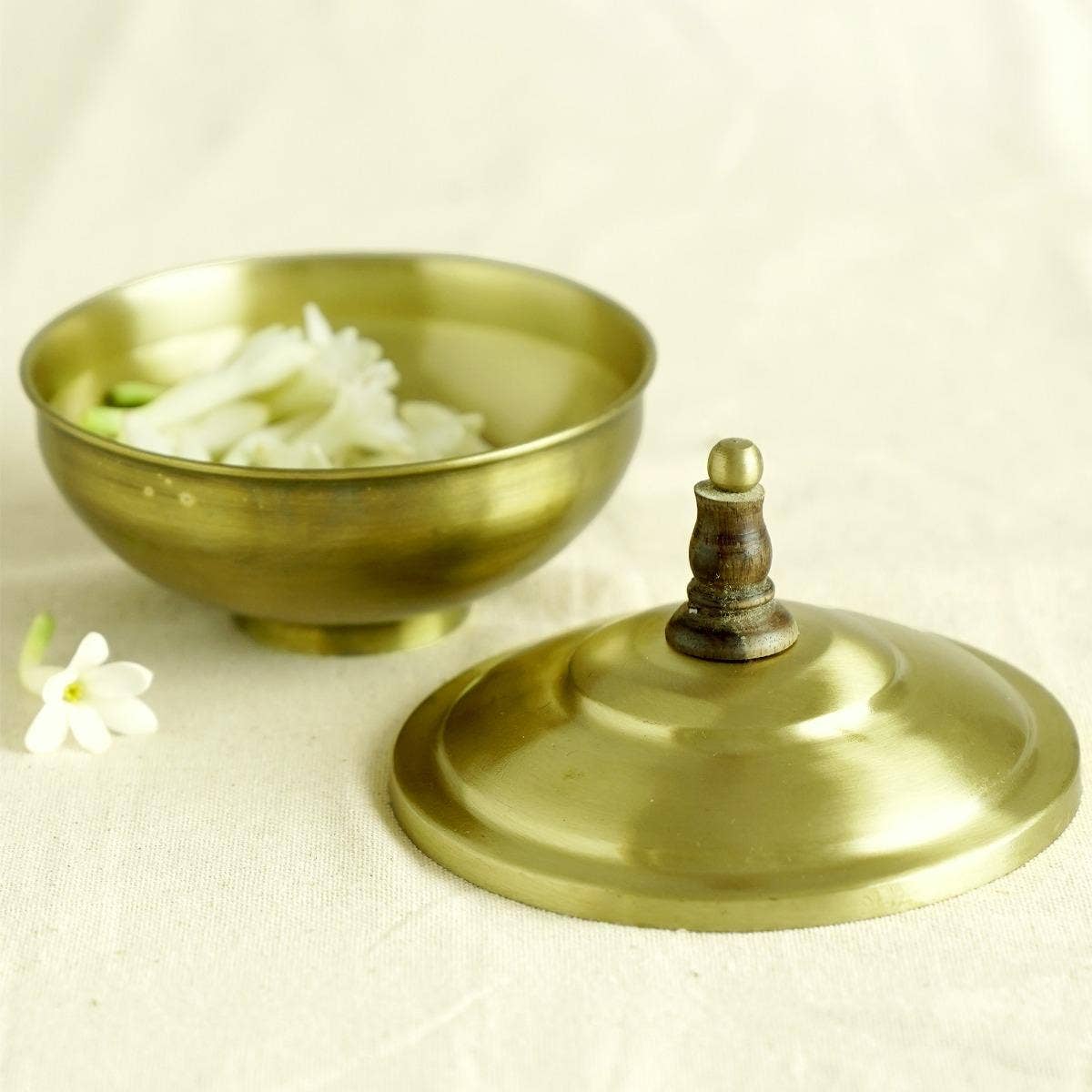 Stupa Brass Container