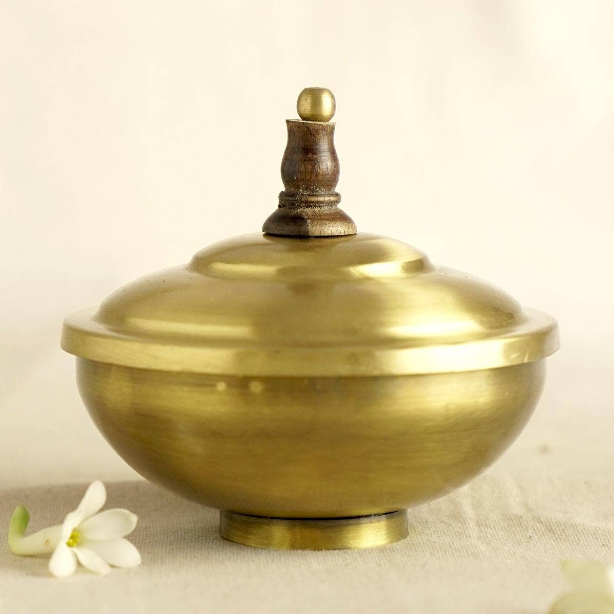 Stupa Brass Container