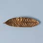 Rhododendron Leaf Brass Incense Holder