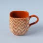 Chevron Textured Ceramic Mug