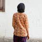 Enchanted Forest Crew-Neck Cotton Kurta for Women