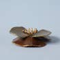Poppy Flower Brass Incense Holder 