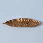 Rhododendron Leaf Brass Incense Holder