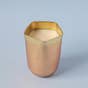 Tall Hammered Metal Soy Wax Candle