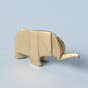 Elephant Origami Brass Paper Weight