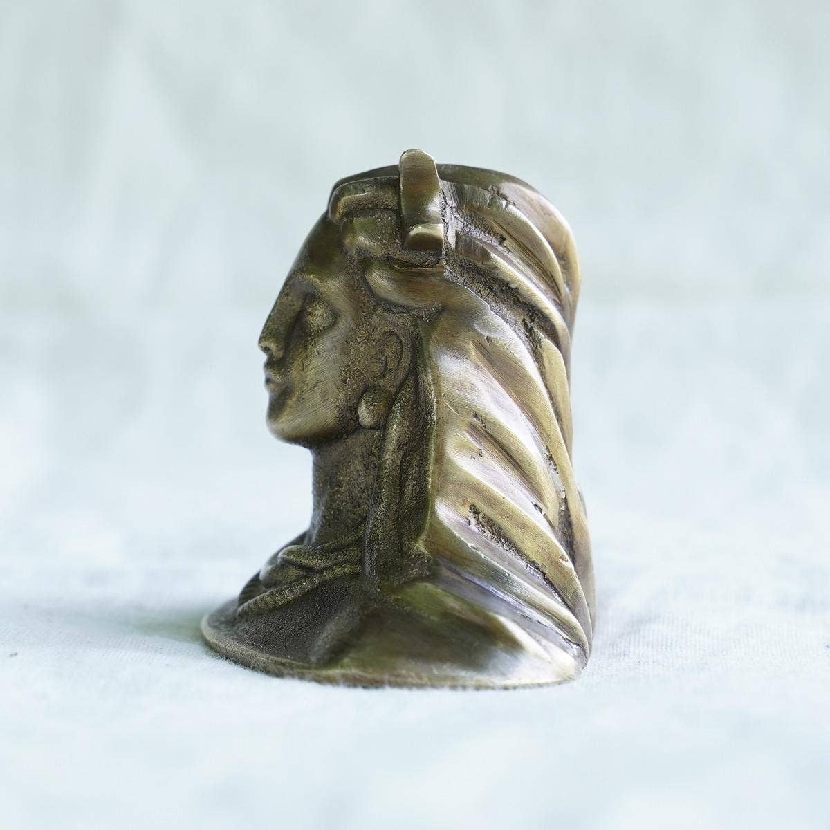 Adiyogi Miniature 2 inch - Antique Brass