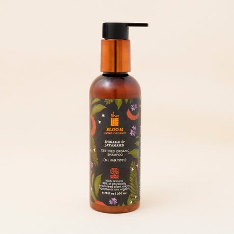 Shikakai & Jatamansi Certified Organic Shampoo, 200ml