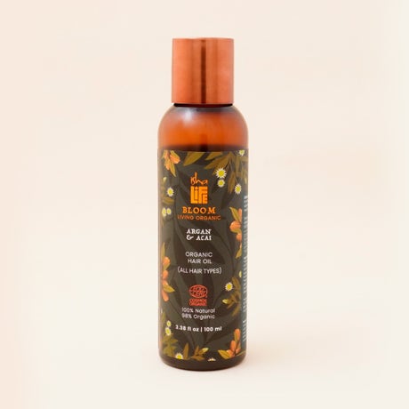 Argan & Acai Organic Restorative Hair Oil, 100ml
