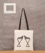 Padam Footprint Cotton Tote Bag