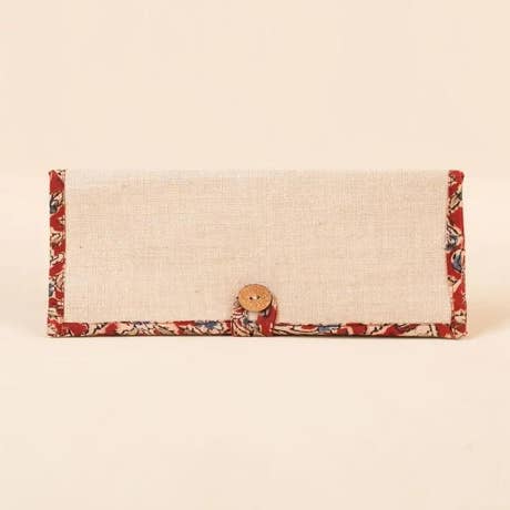 Jute Passport Purse