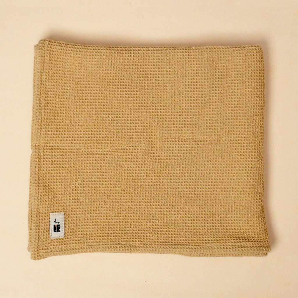 Waffle Bath Towel - Earth