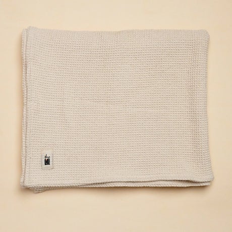 Waffle Bath Towel - Oat