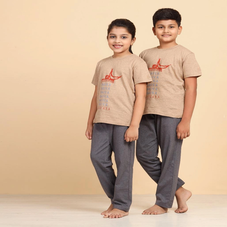 Kids Melange Unisex T Shirt Shiva Shiva Mud