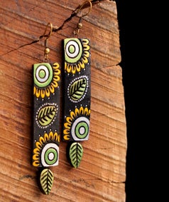 Sunflower Charm Earrings