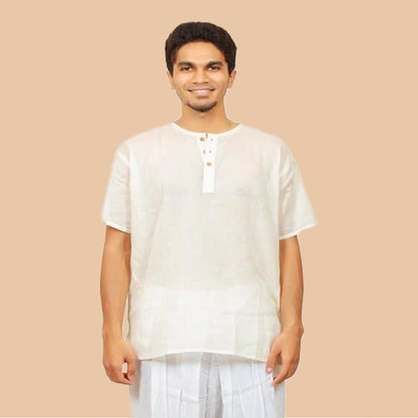 Undyed Organic Khadi Kurta for Men