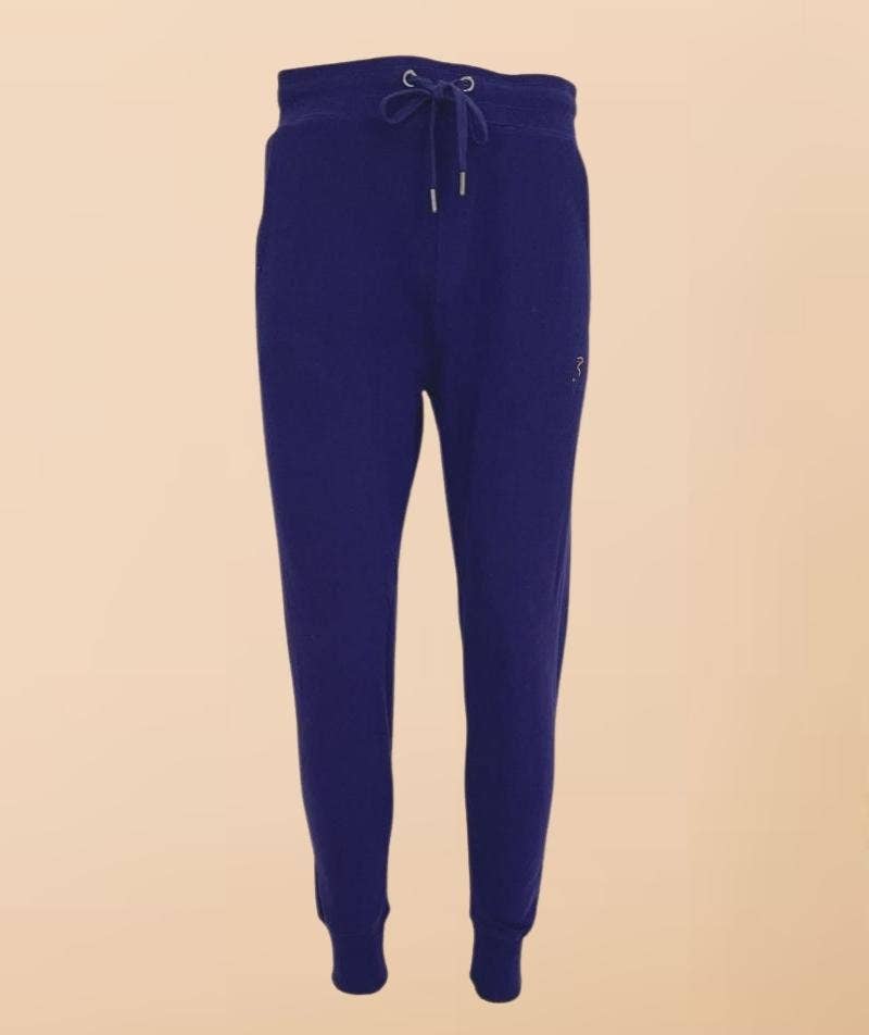 Navy Organic Cotton Sweatpants for Men