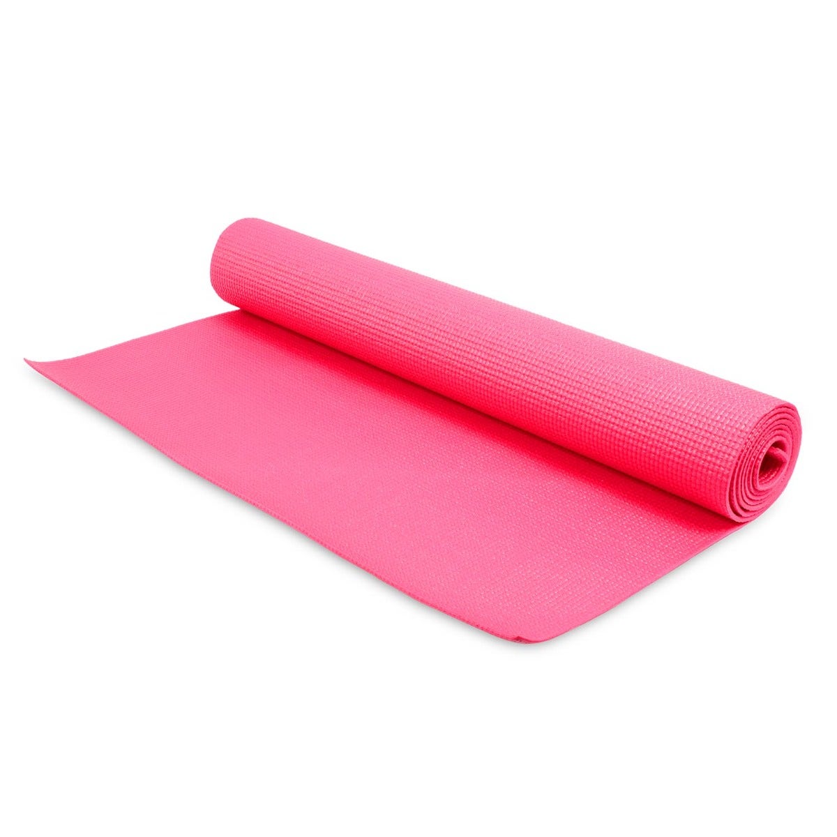 Cotton Rug Yoga Mat Back Rubberized - Red
