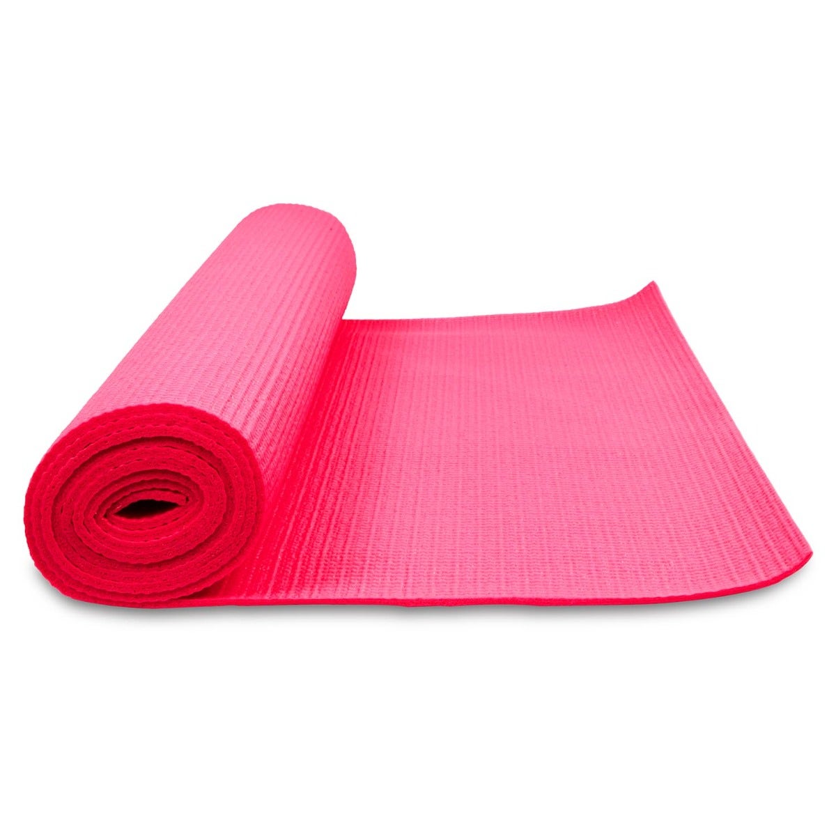 Cotton Rug Yoga Mat Back Rubberized - Red