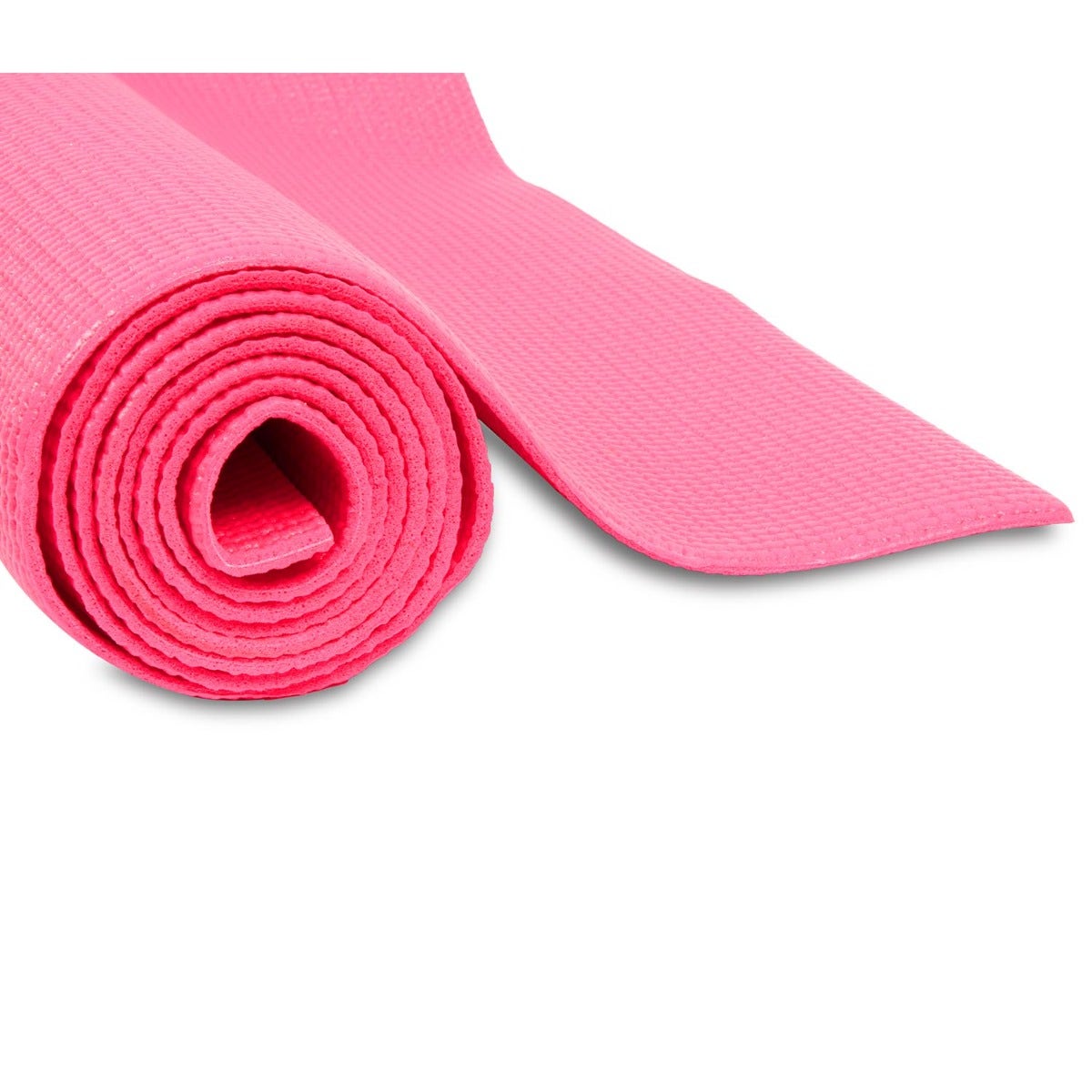 Cotton Rug Yoga Mat Back Rubberized - Red