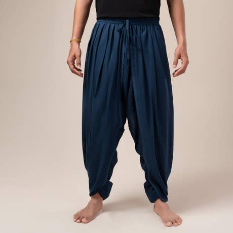 Unisex Dhoti Pant - Deep Blue