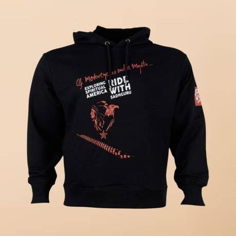 Ride With Sadhguru Organic Cotton Unisex Pullover Hoodie
