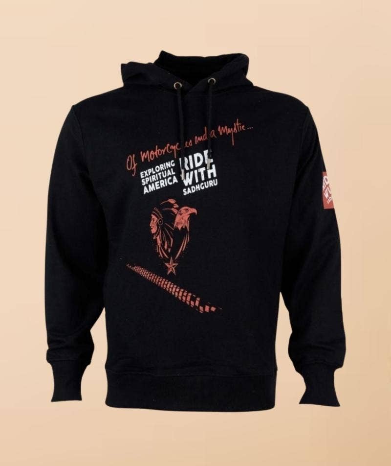 Ride With Sadhguru Organic Cotton Unisex Pullover Hoodie