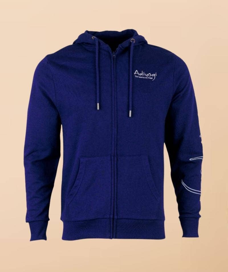 Adiyogi Organic Cotton Unisex Zip Hoodie