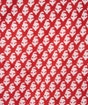 Red Block Print Kurta for Women