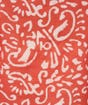 Red Dabu Print Kurta for Women